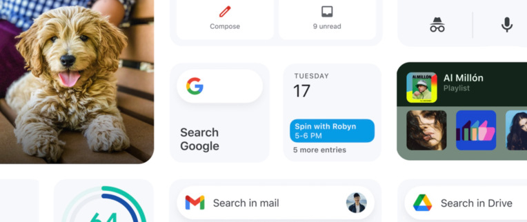 Google lanza widgets de iOS para Gmail, Drive y Fit;  dice Calendario y Chrome próximamente