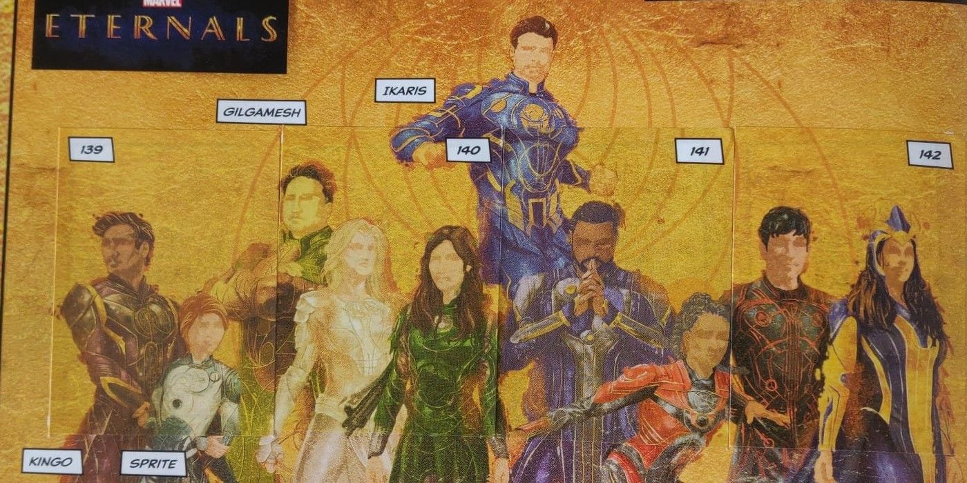 Imagen promocional de Marvel's Eternals: nueva mirada a los disfraces finales de la película