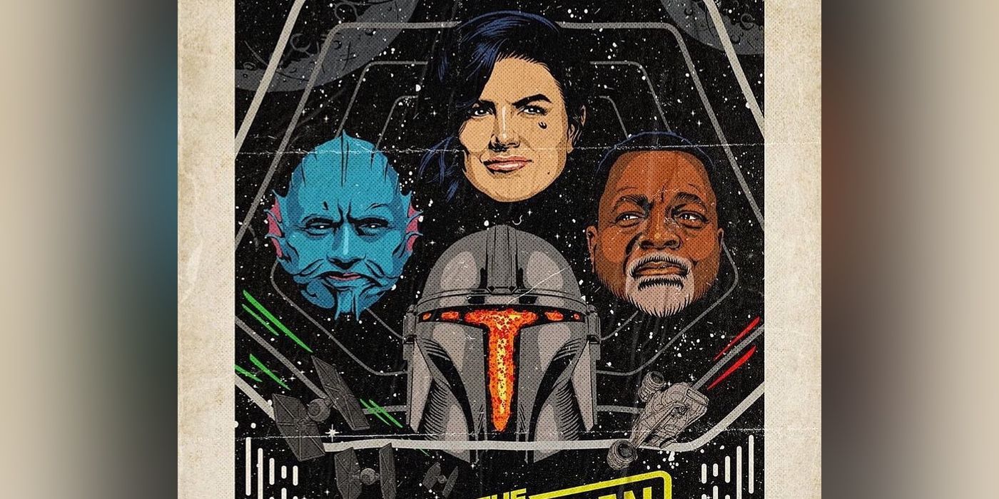 Mandalorian Season 2 obtiene un diseño de póster de Star Wars de la vieja escuela