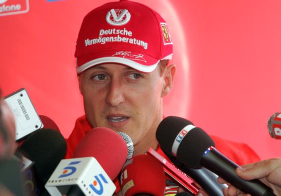 Michael Schumacher, en Montmeló en 2005