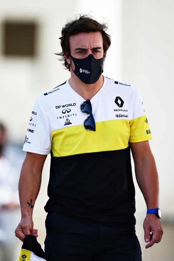 Alonso, en Abu Dhabi con Renault