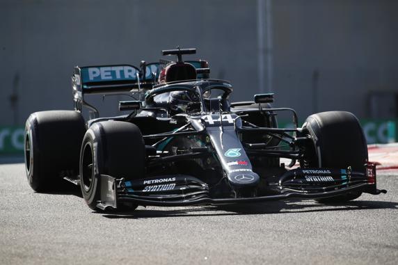Hamilton, en el GP de Abu Dhabi de F1 2020