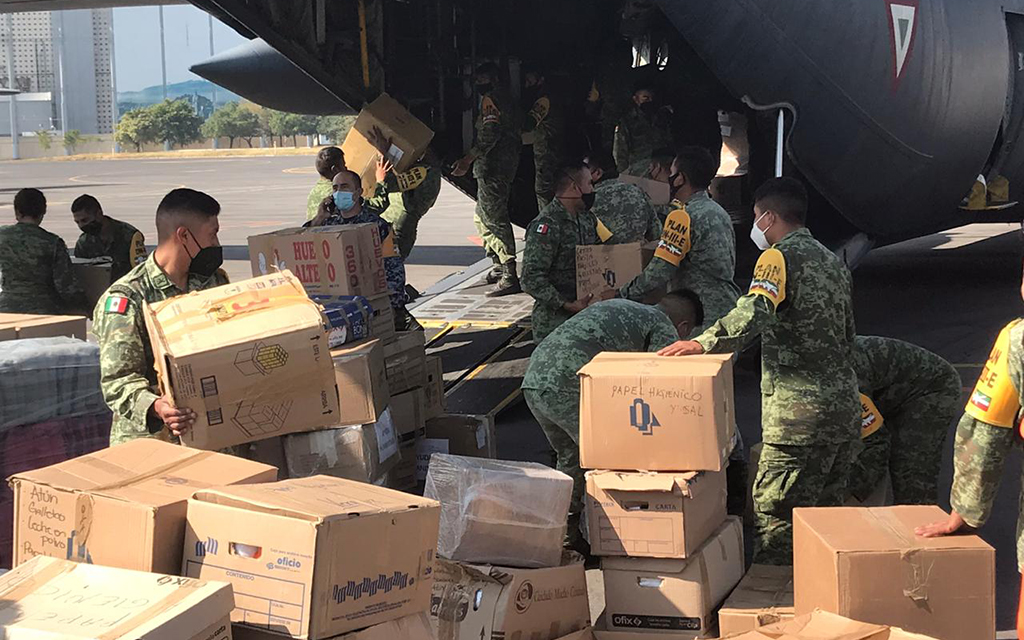 México envía más de 15 toneladas de ayuda humanitaria a Honduras