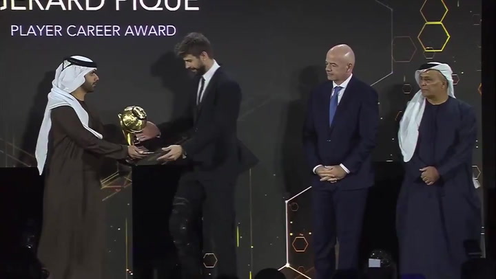 Gerard Piqué, premio a su trayectoria en los Globe Soccer Awards