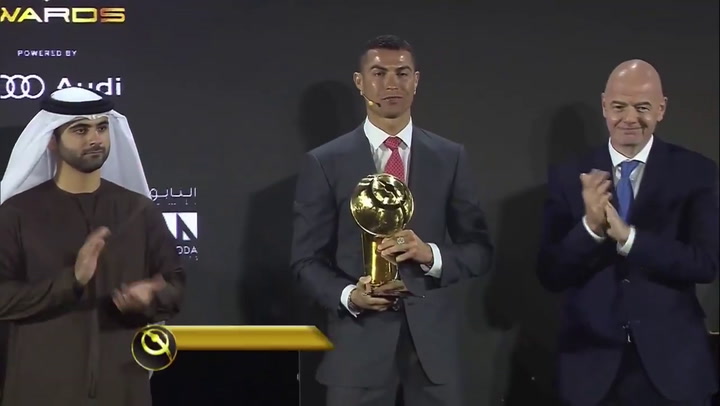 Cristiano Ronaldo, premio al mejor jugador del Siglo XXI en los Globe Soccer Awards