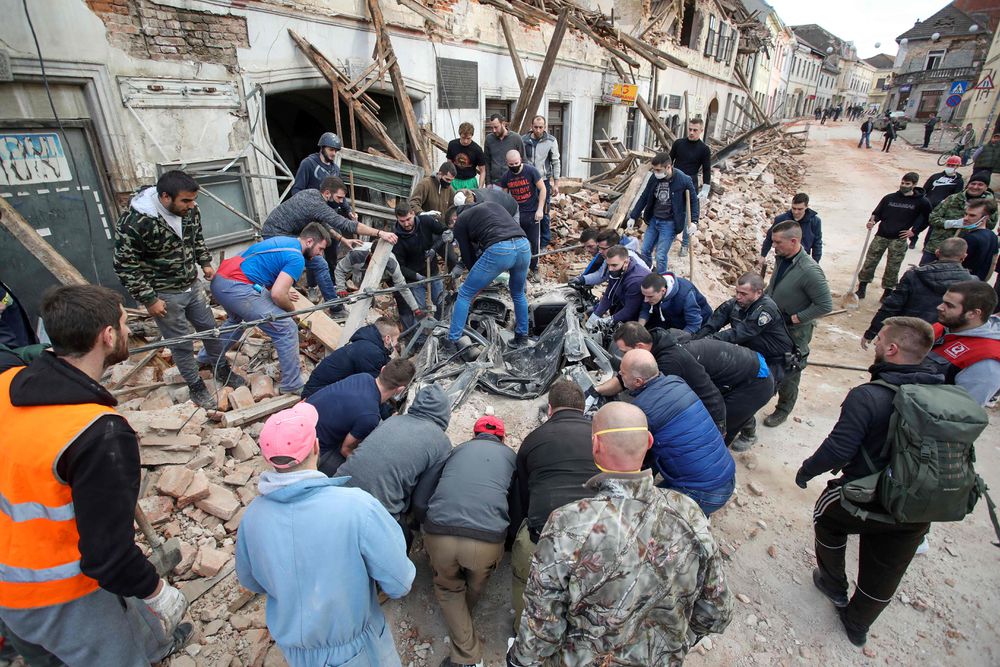Mueren siete personas en un terremoto de magnitud 6,4 en Croacia