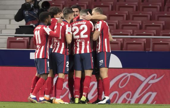 Encuentro de la Liga Santander entre los equipos At.Madrid - Getafe en el estadio Wanda Metropolitano Luis Suarez