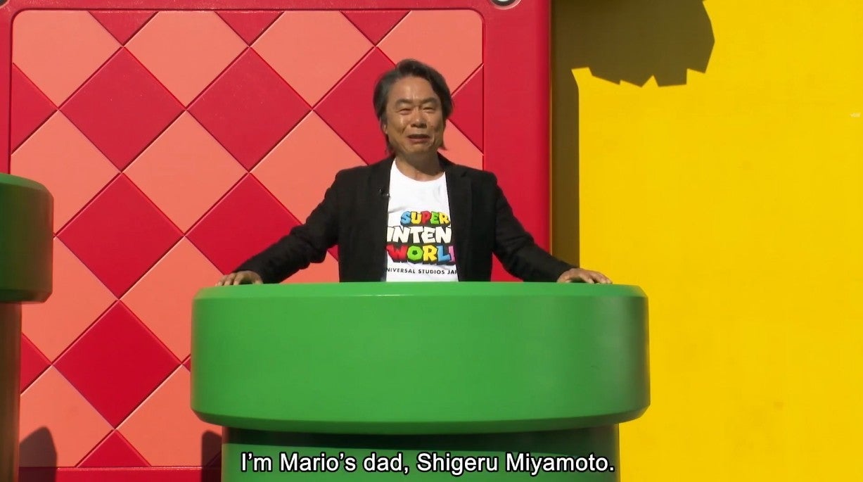 Super Nintendo World Miyamoto