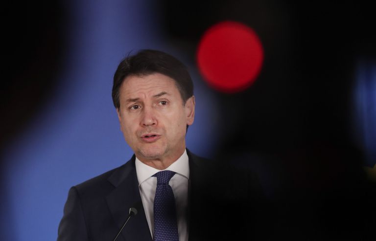 El primer ministro de Italia, Giuseppe Conte, el pasado jueves en Bruselas.