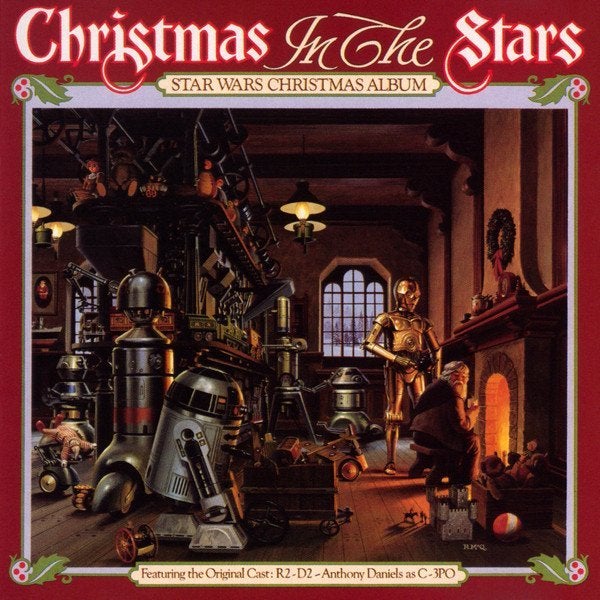 Star Wars Navidad en la portada del álbum de estrellas