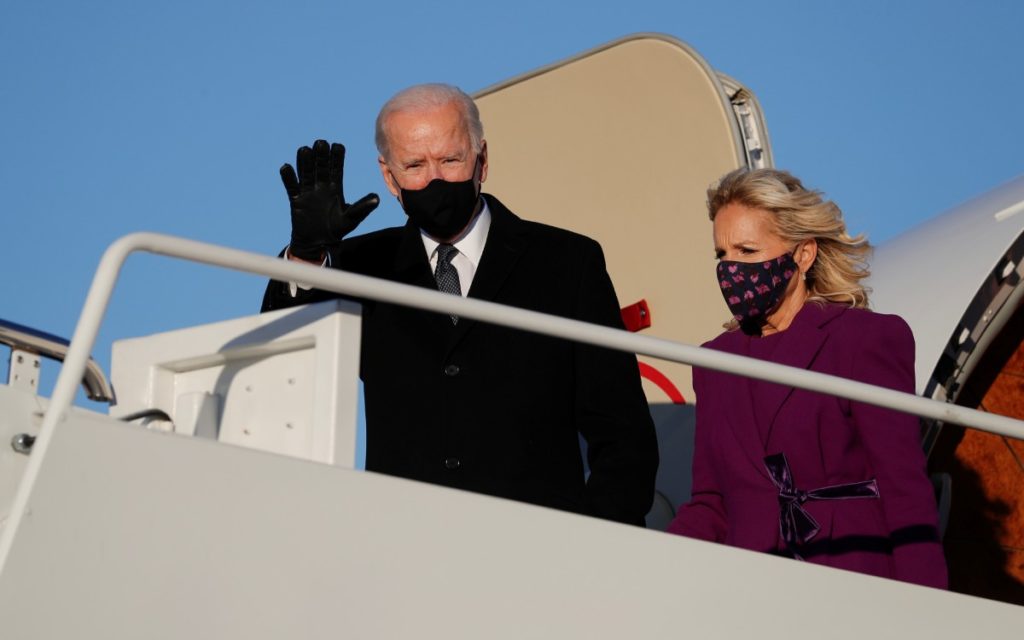 Joe Biden arriba a Washington D.C. | Videos
