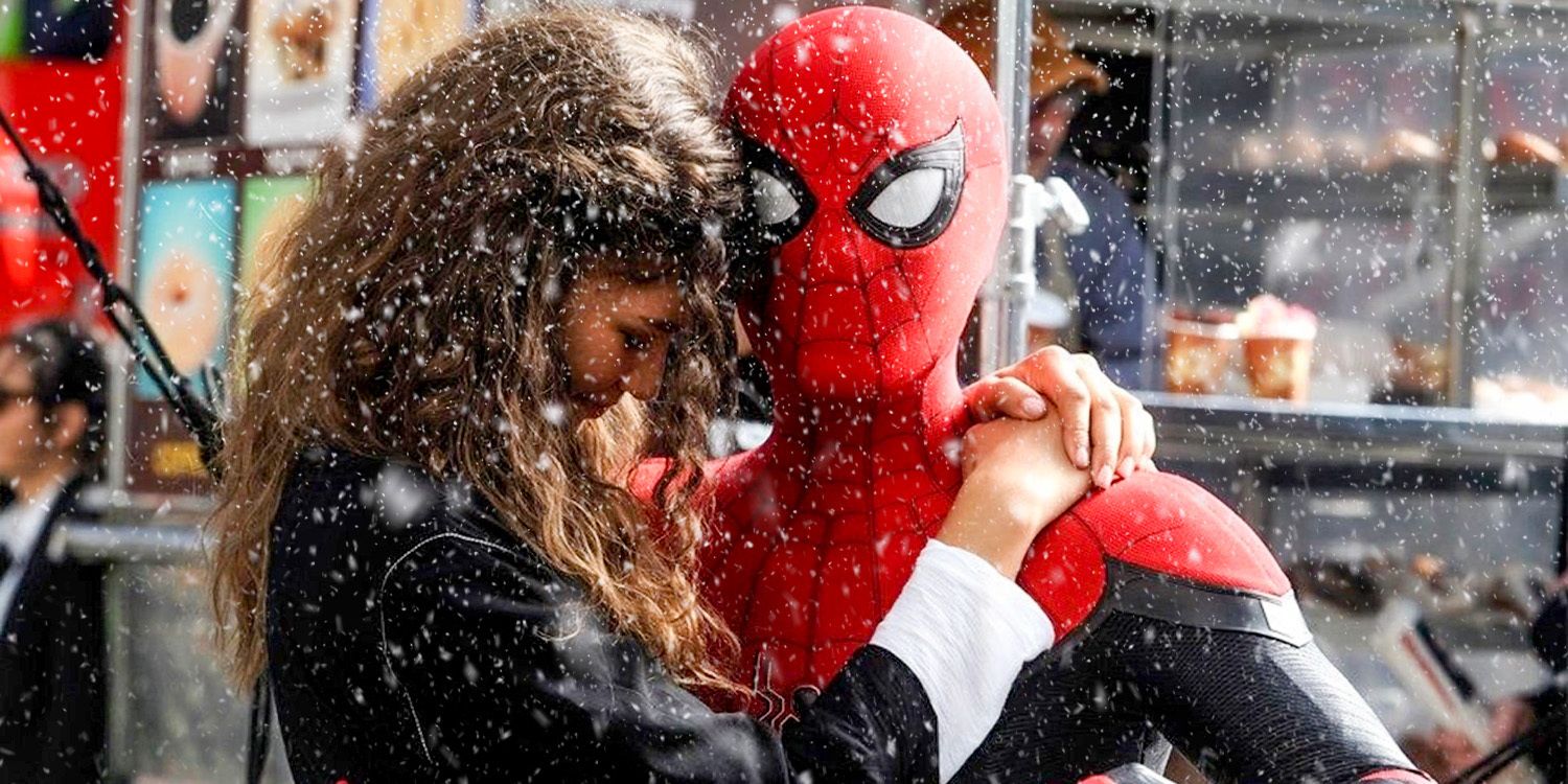 Las fotos del set de Spider-Man 3 revelan que la secuela de MCU está ambientada en Navidad