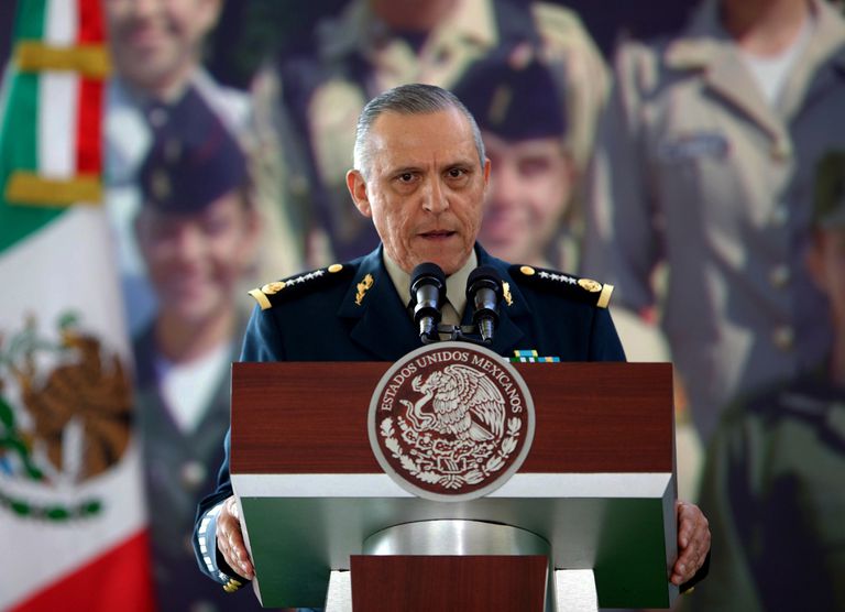 El general Salvador Cienfuegos, en una fotografía de archivo.