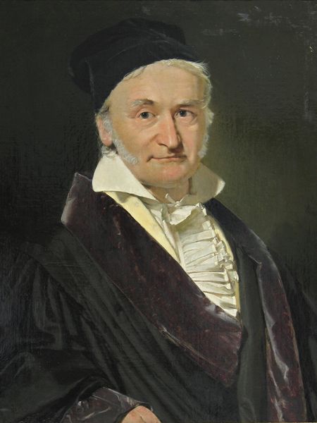 Carl Friedrich Gauss, en un retrato realizado en 1840 por Christian Albrecht Jensen.