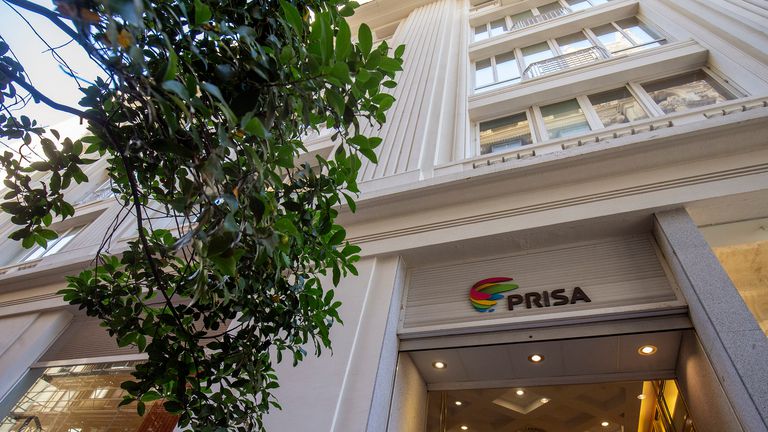 Sede del grupo PRISA en Gran Vía, Madrid.