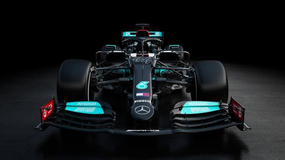 El nuevo Mercedes W12 E Performance de F1 2021 de Lewis Hamilton y Valtteri Bottas