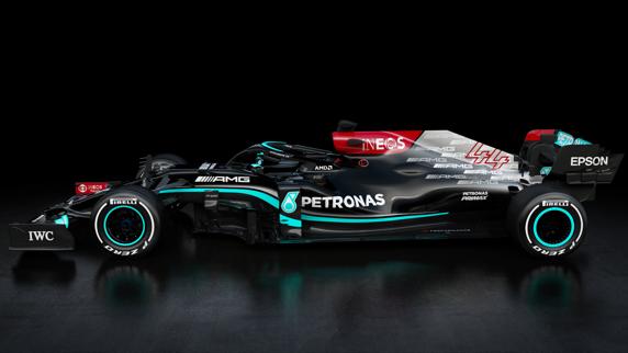 El nuevo Mercedes W12 E Performance de F1 2021 de Lewis Hamilton y Valtteri Bottas