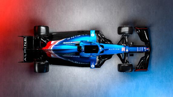 El nuevo Alpine A521 de Fernando Alonso y Esteban Ocon para la temporada 2021 de F1