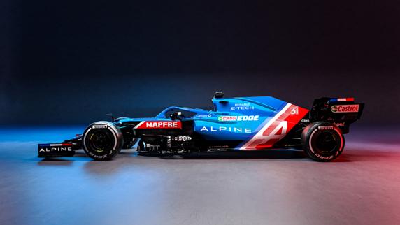 El nuevo Alpine A521 de Fernando Alonso y Esteban Ocon para la temporada 2021 de F1