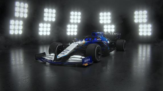 El nuevo Williams FW43B para la temporada 2021 de Fórmula 1