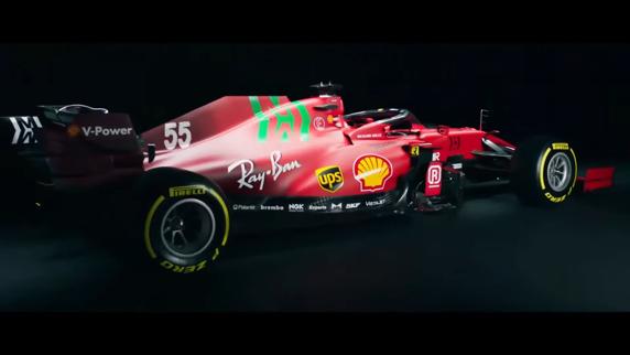 El Ferrari SF21 de Carlos Sainz para 2021