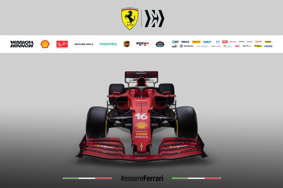 El nuevo Ferrari SF21 para la temporada 2021 de Fórmula 1