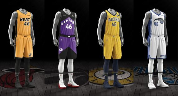 Las equipaciones NBA 'Earned edition' de los Heat, Raptors, Pacers y Magic