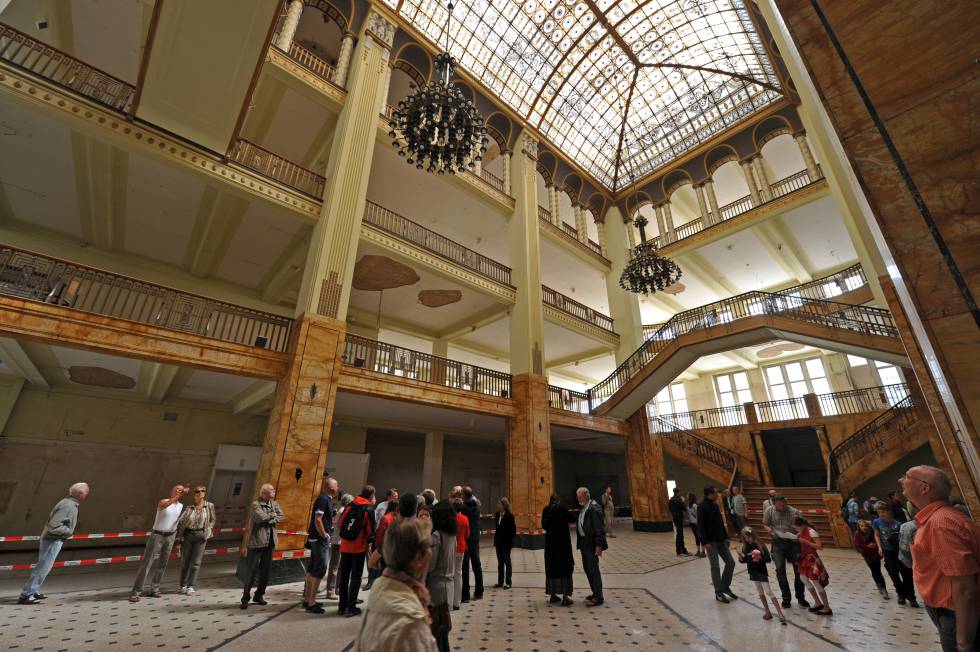 Los antiguos grandes almacenes de la ciudad alemana de Görlitz donde se rodó 'El gran hotel Budapest'.