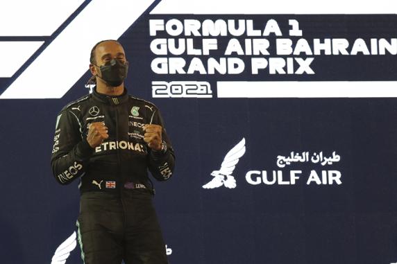 Lewis Hamilton, en el GP de Bahrein de F1 2021