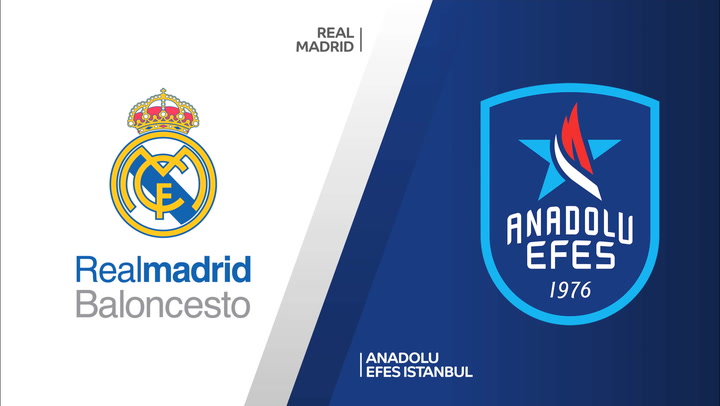 Resumen del Real Madrid - Anadolu Efes de Euroliga