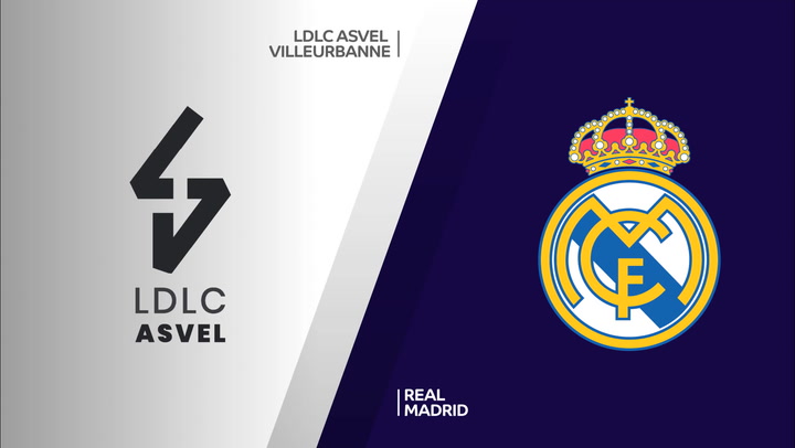 Resumen del LDLC ASVEL Villeurbanne - Real Madrid de Euroliga