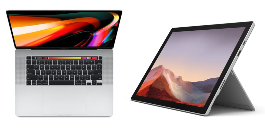 Apple MacBook apareció en un anuncio de Microsoft que decía cómo Surface es mejor