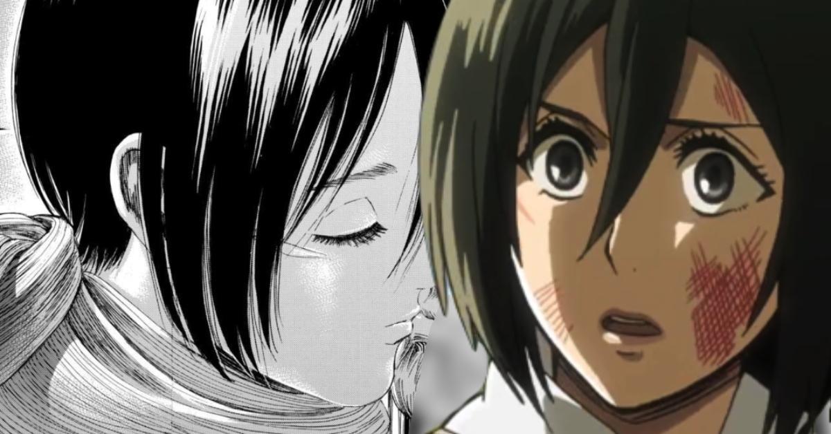 Ataque a los titanes Mikasa Kiss Cliffhanger Spoilers (1)