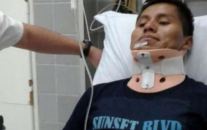 Erwin Tumiri, sobreviviente del Chapecoense, se salva por segunda vez de un incidente mortal