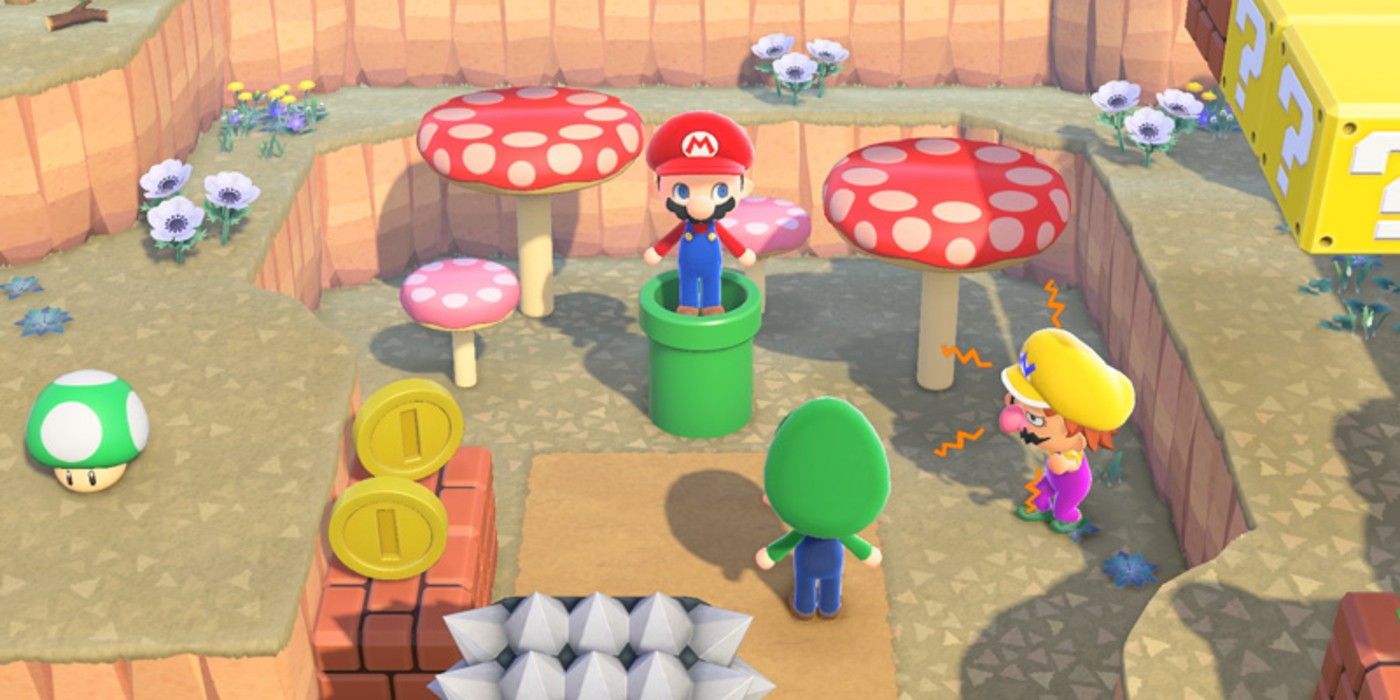 Fan de Animal Crossing usa tubos de Mario para esquivar avispas |