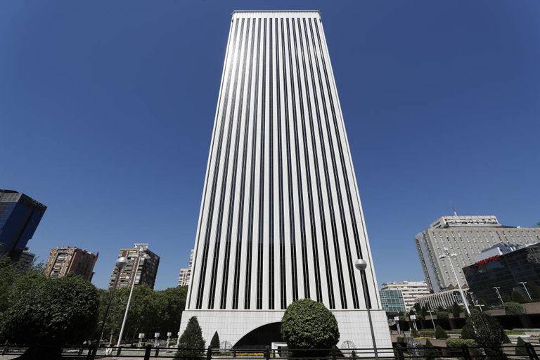 Torre Picasso, en Madrid, donde tiene su sede Google Spain.
