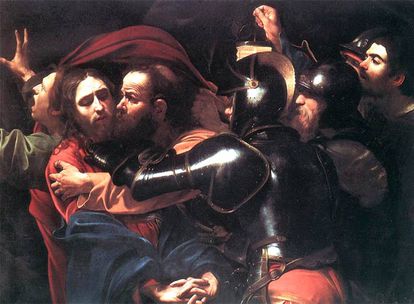 'El prendimiento de Cristo', de Caravaggio.