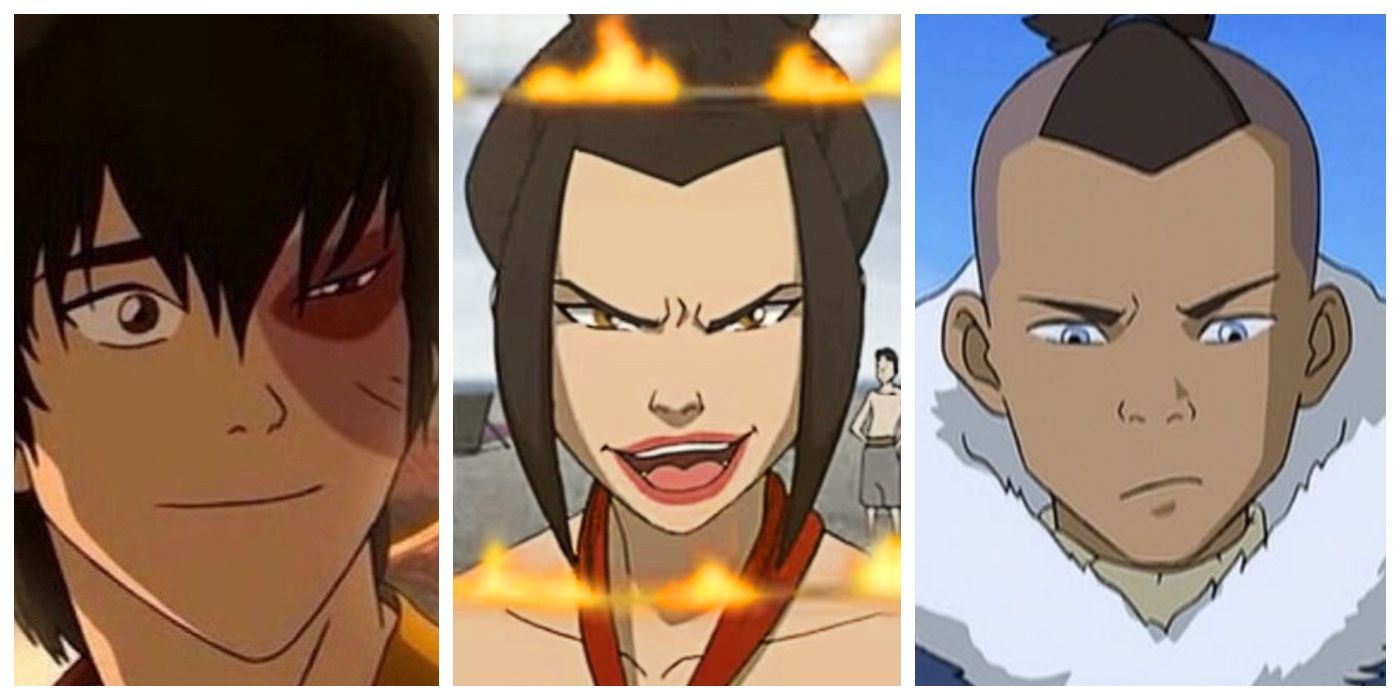 Las 10 elecciones de vida más cuestionables Personajes principales de Avatar: The Last Airbender