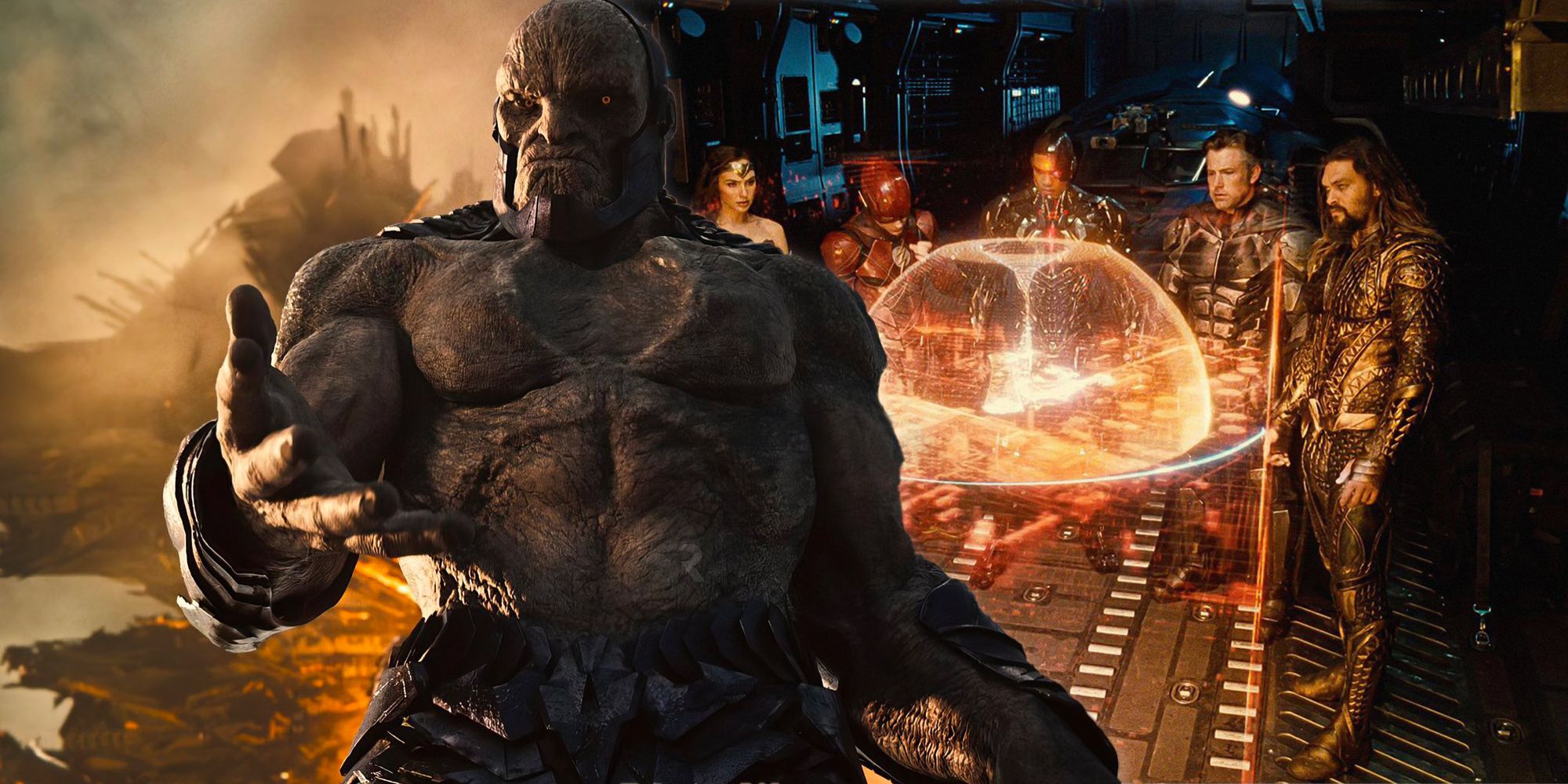 Las imágenes de la Liga de la Justicia muestran un Darkseid actualizado y la planificación del equipo
