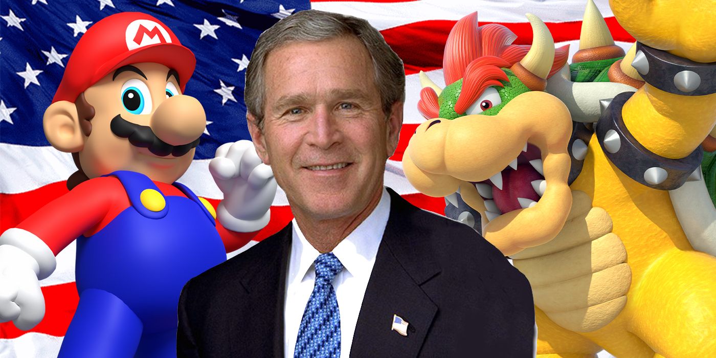 Lo que Mario y Bowser tienen en común con George W. Bush