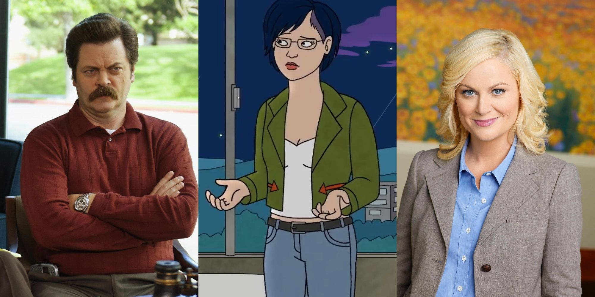 Personajes de Parques y Recreación y sus contrapartes de BoJack Horseman