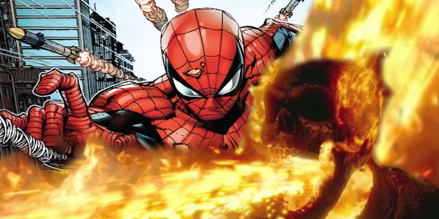 Spider-Man y Ghost Rider acaban de tener la nueva conexión más extraña