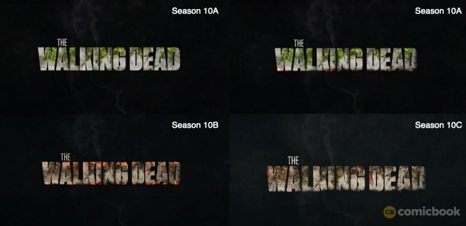 The Walking Dead nuevo logo temporada 10