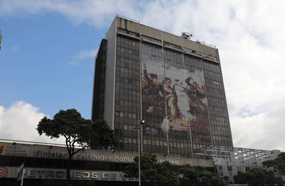 La sede de PDVSA en Caracas, en septiembre de 2019.
