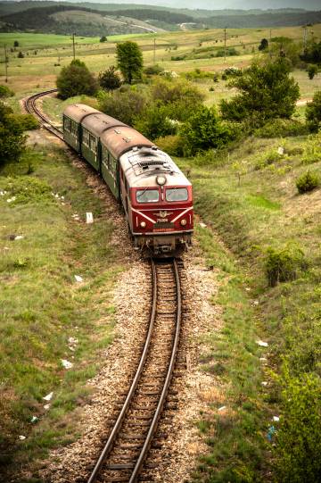 El ferrocarril de los montes Ródope, en Bulgaria.