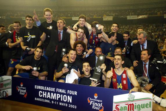 El Barça consiguió en 2003 su primera Euroliga