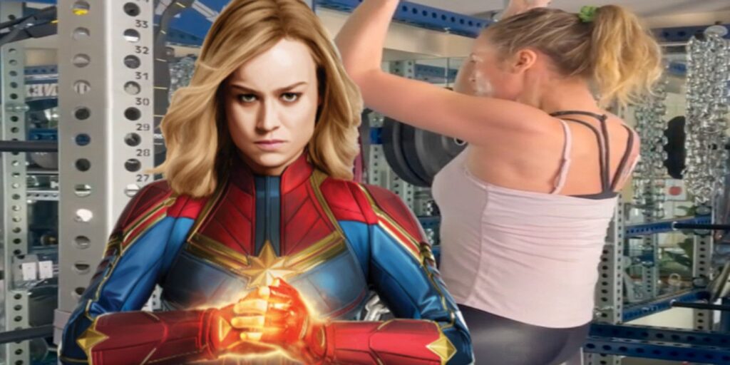 Capitán Marvel 2: Brie Larson se levanta con un brazo en el video de entrenamiento
