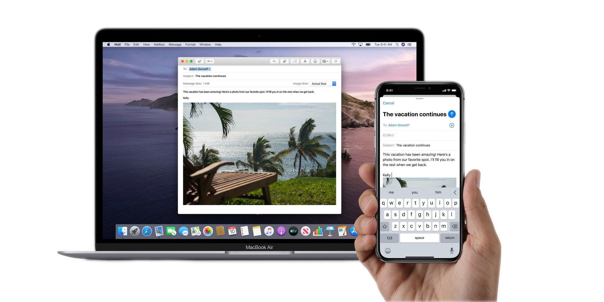 Comience a trabajar en una Mac, retírelo en iPhone y finalice en iPad