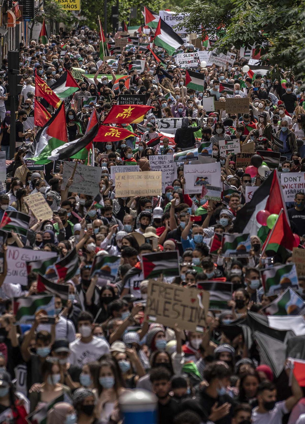 De Londres a Bagdad, manifestaciones mundiales en apoyo a los palestinos