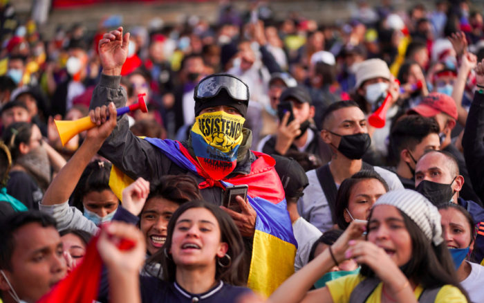 Denuncian 16 episodios de abuso sexual por parte de la policía en las protestas en Colombia